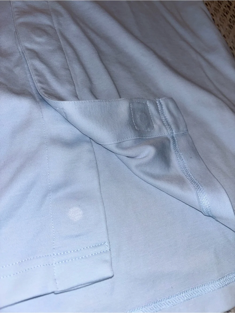 Land’s End Men’s Adaptive Polo Magnetic Closures Light Blue Size M - Picture 3 of 8